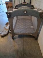 Graco Pack 'n Play Portable Playard with Bassinet and Changer, Brown and Blue Plaid - 5