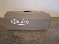 Graco Pack 'n Play Portable Playard with Bassinet and Changer, Brown and Blue Plaid - 6