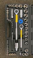 Comprehensive 52-Piece SAE & Metric Socket and Bit Set with 1/4" Drive - 3