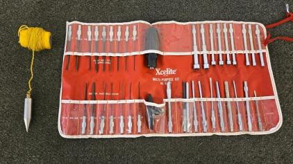 Xcelite Multi-Purpose Kit No. 99-1, 33-Piece Precision Driver Set, USA, with Plumb Bob