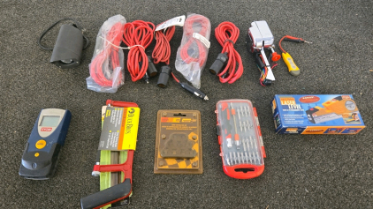 Automotive Tools & Accessories Kit &ndash; Ryobi Stud Finder, Brake Pads RPG-78, Laser Level, Wiring, More