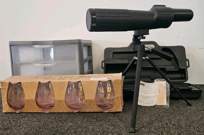 Bushnell Sentry 18-36x50 Spotting Scope with Tripod and Hard Case