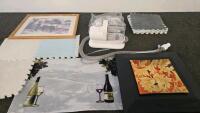 Compact CPAP/BiPAP Device with Integrated Humidifier and Accessories