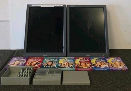 Barco Diagnostic Monitors, Kenmore Buttonholer Kit, Bewitched Seasons DVDs