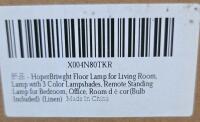 Laiensia Double Rod Garment Rack, W/ HooperBriwght Cilindrical Lamp - 2