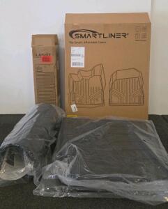 SMARTLINER & LASFIT Custom Fit TPE Floor Liners, Black, Waterproof, Non-Slip