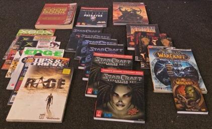 StarCraft, Warcraft, Diablo, WoW, Doom, and Retro Video Game Strategy Guides (FN-B)