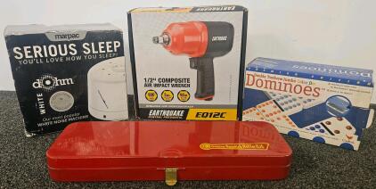 Safety Switch, Impact Wrench, Dohm Noise Machine, routers gunslinger rifle kit, And More