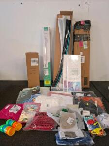 Floor lamp, floating shelves, retractable gate, Jogger Pants Black ,women's sweaters, Easter decor and more( shelf K)