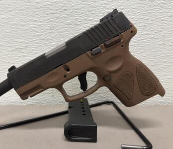 Taurus G2S 9mm, FDE Frame, 3.25" Barrel, 7+1 Capacity, Serial TMW34268, 1 Magazine