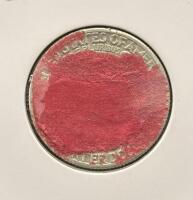 1943 Washington Quarter 90% Silver, George Washington Design, Reverse Obscured, 2x2 Holder - 4