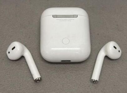 Apple AirPods 2nd Generation with Charging Case, Lightning Port, Bluetooth, White
