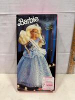 1990 Mattel Barbie American Beauty Queen #3157, Blue Dress, NIB, Trading Cards, Malaysia, 11.5 Inch - 3