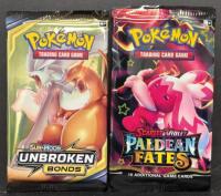 Lot Of 10 Pok&eacute;mon Booster Packs Reproduction Replicas - 2