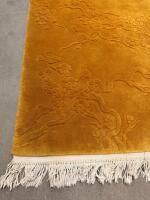 Great Eastern Rug Co. approx. 8x10 ft Hand-Tufted Wool Area Rug, Model 6311, Gold, Embossed Floral - 2