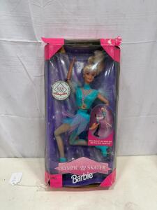 1997 Mattel Olympic Skater Barbie Doll &ndash; Tara Lipinski Edition, 11.5", Boxed, #18991, USA Olympics