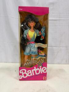 All American Barbie Kira Doll 9427 by Mattel, 1991, Boxed, Includes Reebok Hi-Tops, Malaysia Made
