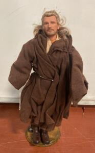 Star Wars Qui-Gon Jinn 12" 1/6 Scale Action Figure with Robe and Stand, Collectible Display ( SP4 )