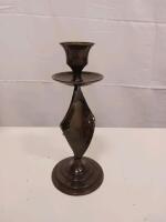 Set of 3 Mid-Century Modern Sculptural Metal Candle Holders - 2