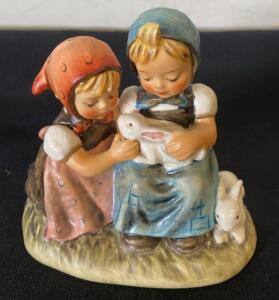Goebel Hummel "Easter Time" Figurine #384, 4" Tall, Designed by Gerhard Skrobek ( R12 )