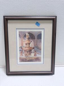 Harold Earnest Sikes Limited Edition Hand-Signed Framed Art Print, 273/300, 1993 Sp-18