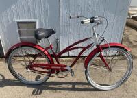 Indio Cruiser Bicycle &ndash; Red, Single-Speed, Classic Retro Style - 3