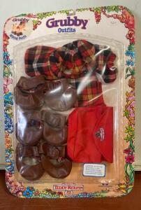 Teddy Ruxpin Grubby Hiking Outfit, 1985, Worlds of Wonder, Complete Original Package, #250258.00