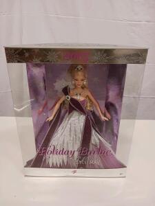 2005 Holiday Barbie Doll by Bob Mackie, Collector Edition, 11.5" Tall, Mint Boxed, Jewelry Accessories