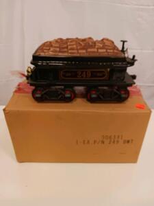 Beams Wood Tender Car, Tinplate, Vintage 1970s, 4 Axle, Scrollwork #249