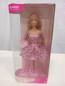 Barbie With Love Target Special Edition 2001 Collectible Doll #28003, NRFB, Pink Dress, Mattel
