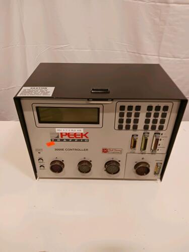 PEEK Traffic 3000E Traffic Signal Controller, REV 3.7.3, LCD, Numeric Keypad Sp-14