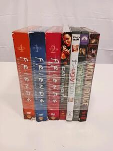 Friends TV Seasons 1, 2 & 4, Star Trek Nemesis, Hunger Games Catching Fire & 3 Movies DVD Lot