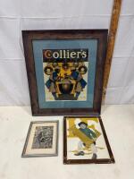 Maxfield Parrish Collier&rsquo;s December 26, 1936 Original Framed Magazine Cover COA