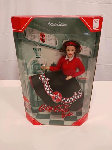 1999 Mattel Coca-Cola Barbie Collector Edition Doll, Item No. 22831, New in Box