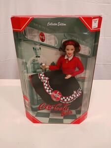 1999 Mattel Coca-Cola Barbie Collector Edition Doll, Item No. 22831, New in Box