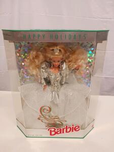 1994 Happy Holidays Barbie Special Edition - Sealed, Golden Gown, Mattel #12155