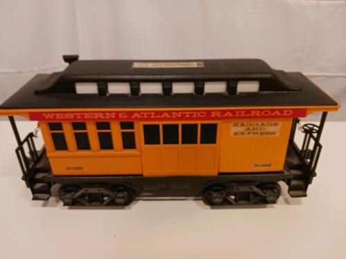 Beams Baggage and Express Car 3068 Model Train, Yellow/Red