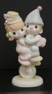 Precious Moments "Lord Help Us Keep Our Act Together" Figurine, 7" Tall, Retired 1992 ( R12 )