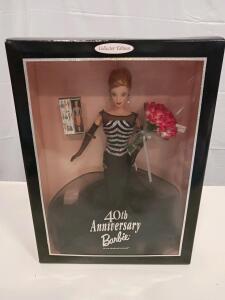 Mattel 40th Anniversary Barbie Collector Edition (1999), Black/Silver Gown, Boxed, Item #20300