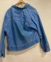 Urban Equipment Blue Denim Jacket with Snap Buttons and Graphic Interior Label. Size not Visible ( R12 ) - 3
