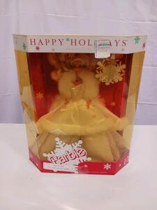 1989 Mattel Barbie Holiday Special Edition 3523, Original Box, Snowflake Ornament, Blonde