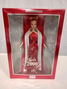Barbie 2000 Millennium Collector Edition, Red Gown, Mattel #28269, Sealed Box, 11.5" Doll