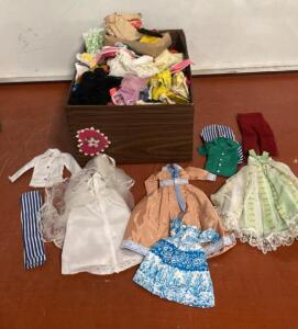 Large Vintage 1960s-70s Fashion Doll Clothes Lot for 11.5" Dolls &ndash; Dresses, Outfits, Accessories ( SP3 )