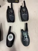 Assorted Two-Way Radios Midland GXT, Motorola T5000, Cobra MicroTalk, Fog Machine, Radar Detector, Mini Amp - 6