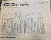 Smartliner All-Weather TPE Floor Liners Full Set Black for Front, Rear, Cargo, Patent D782,302 - 2