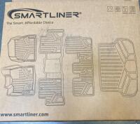 Smartliner All-Weather TPE Floor Liners Full Set Black for Front, Rear, Cargo, Patent D782,302 - 3