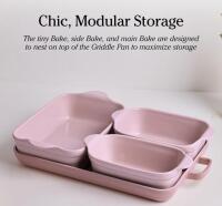 Our Place 5-Piece Nonstick Ceramic Bakeware Set &ndash; Cast Aluminum, Oven Safe to 450&deg;F, Space-Saving Design - 4