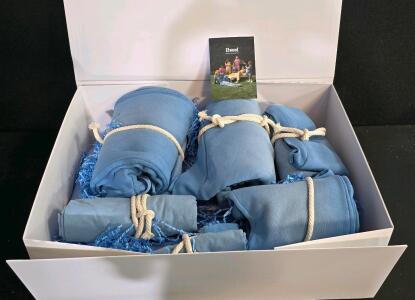 Elwood Apparel Gift Set &ndash; 6-Piece Blue Loungewear Collection