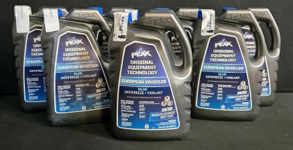 PEAK Original Equipment Technology Blue Antifreeze + Coolant, 1 Gallon, 8-Pack