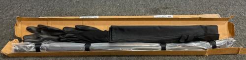 (2) 2pcs tire iron set with gloves and storage bag